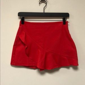 Red Skort